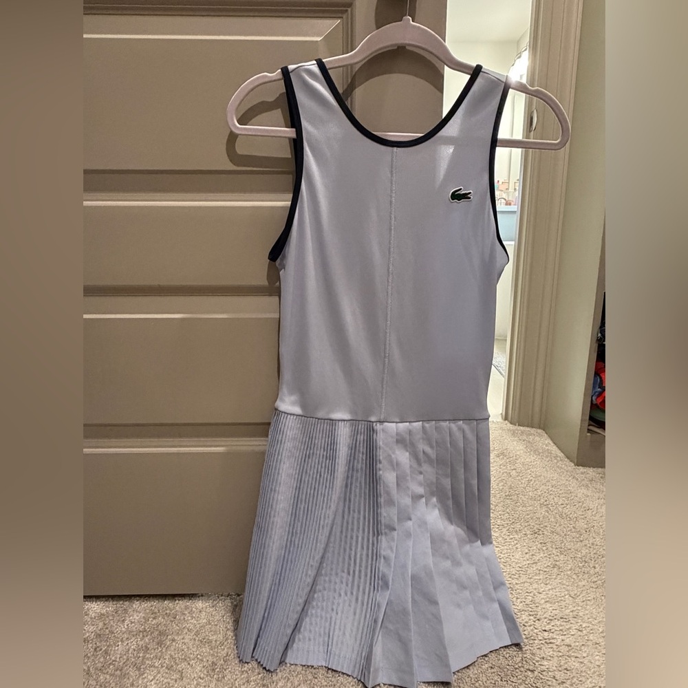 Lacoste Women light blue sleeveless dress